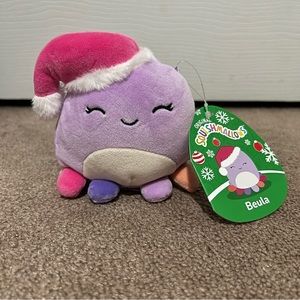 Squishmallows Beula the Octopus 4” Holiday 2023